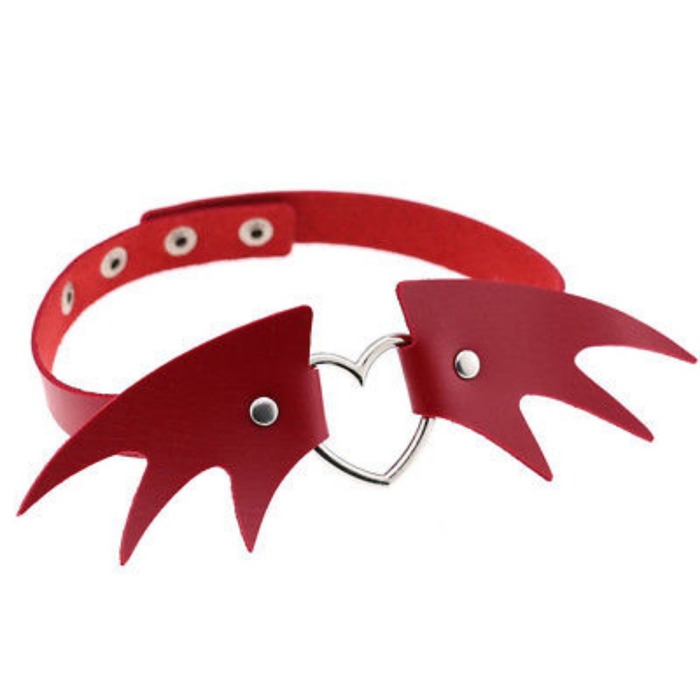 Sexy Vampire red, choker necklace